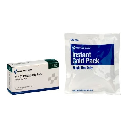 Acme United First Aid Only Instant Cold Pack, 4in x  5in, 1/Box, 30PK 21-004-084